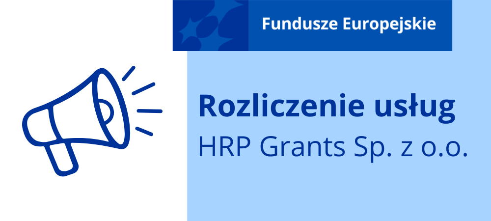 Rozliczenie usług HRP Grants Sp. z o.o.