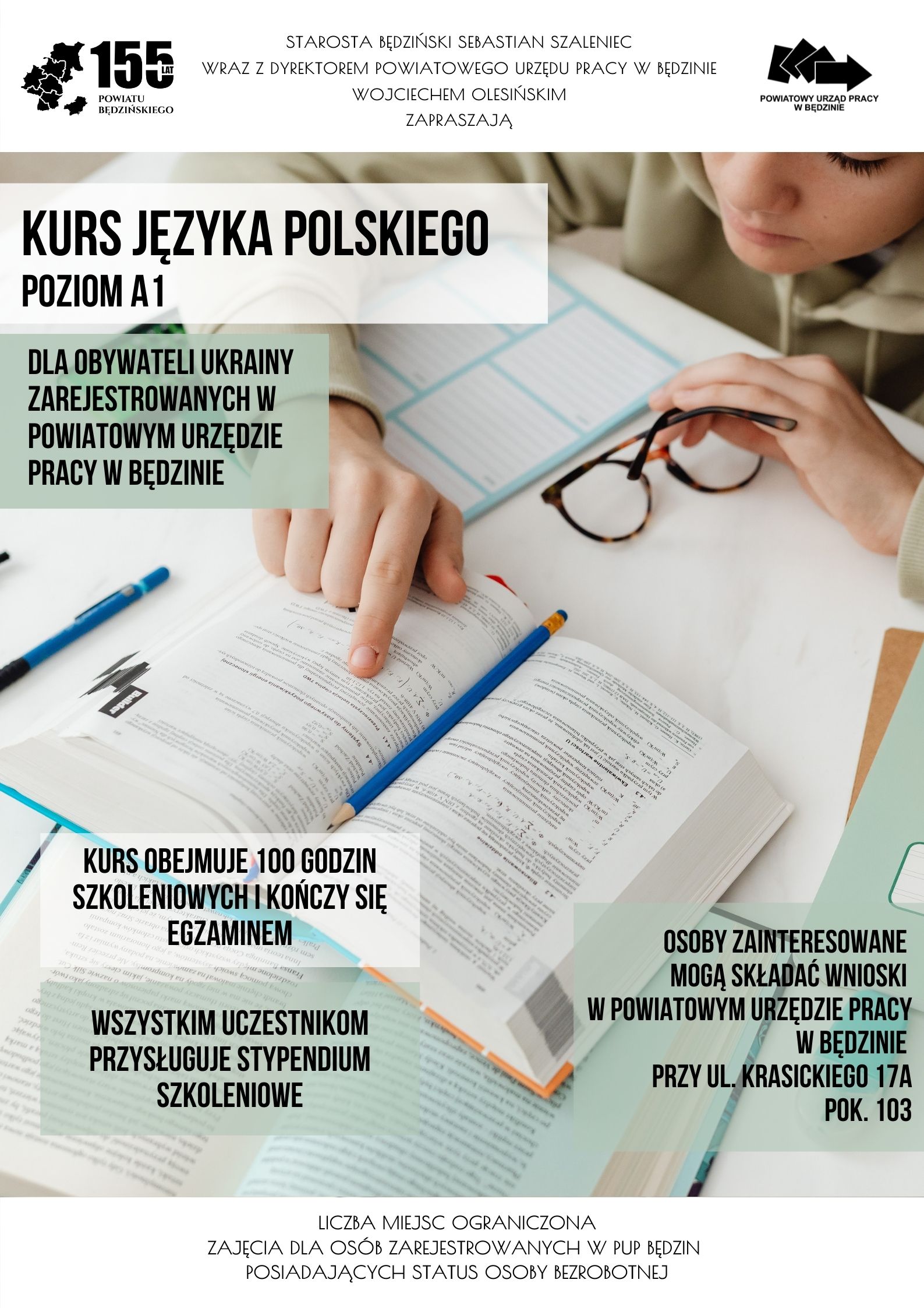 plakat dotyczący wydarzenia w języku polskim