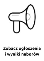 Baner przekierowujący do ogłoszeń i wyników naborów