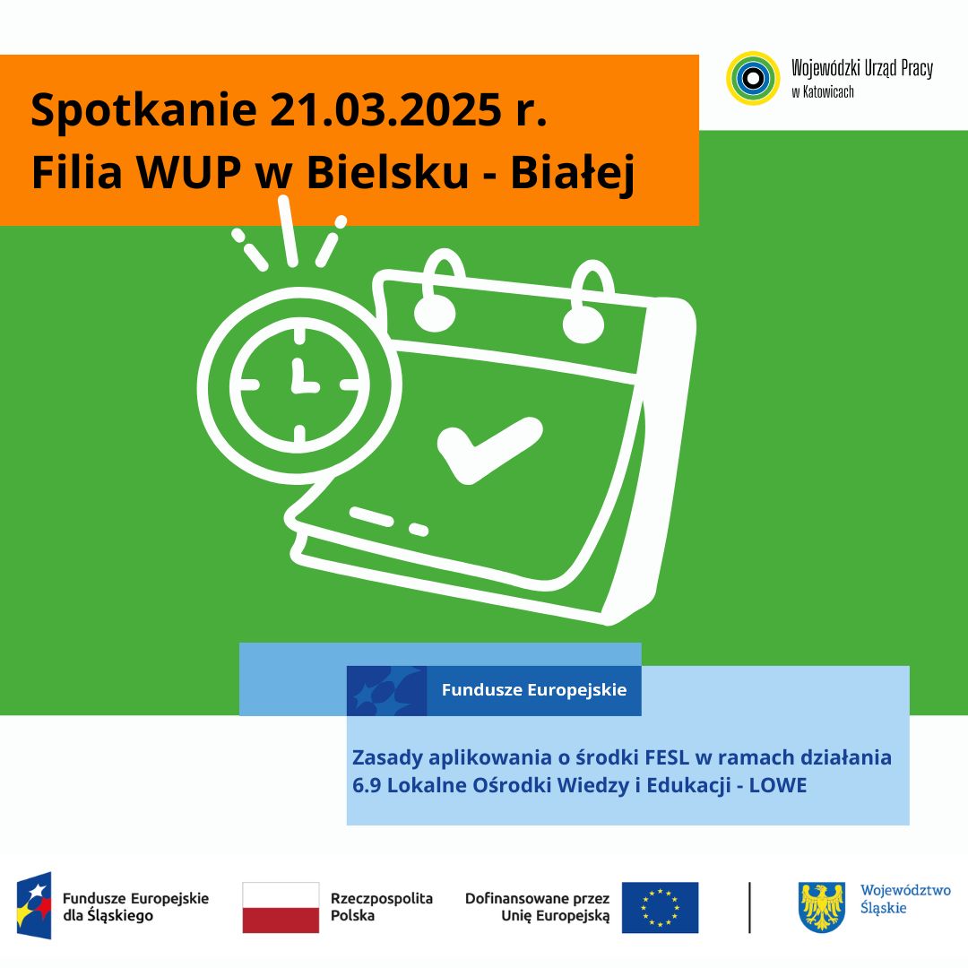 Zdjęcie artykułu Zasady aplikowania o środki FESL w ramach działania:  6.9 Lokalne Ośrodki Wiedzy i Edukacji - LOWE