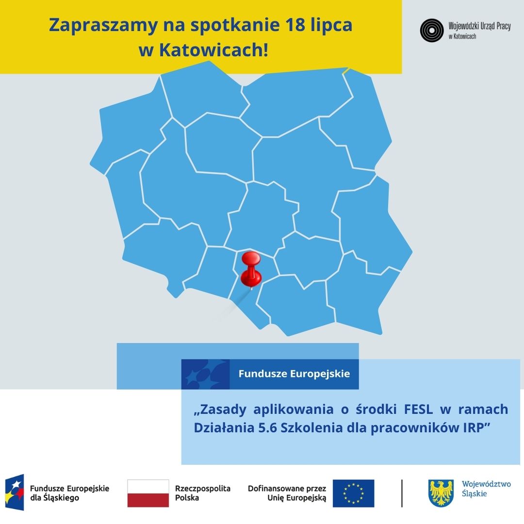 Zdjęcie artykułu „Zasady aplikowania o środki FESL w ramach Działania 5.6 Szkolenia dla pracowników IRP” 18.07.2025