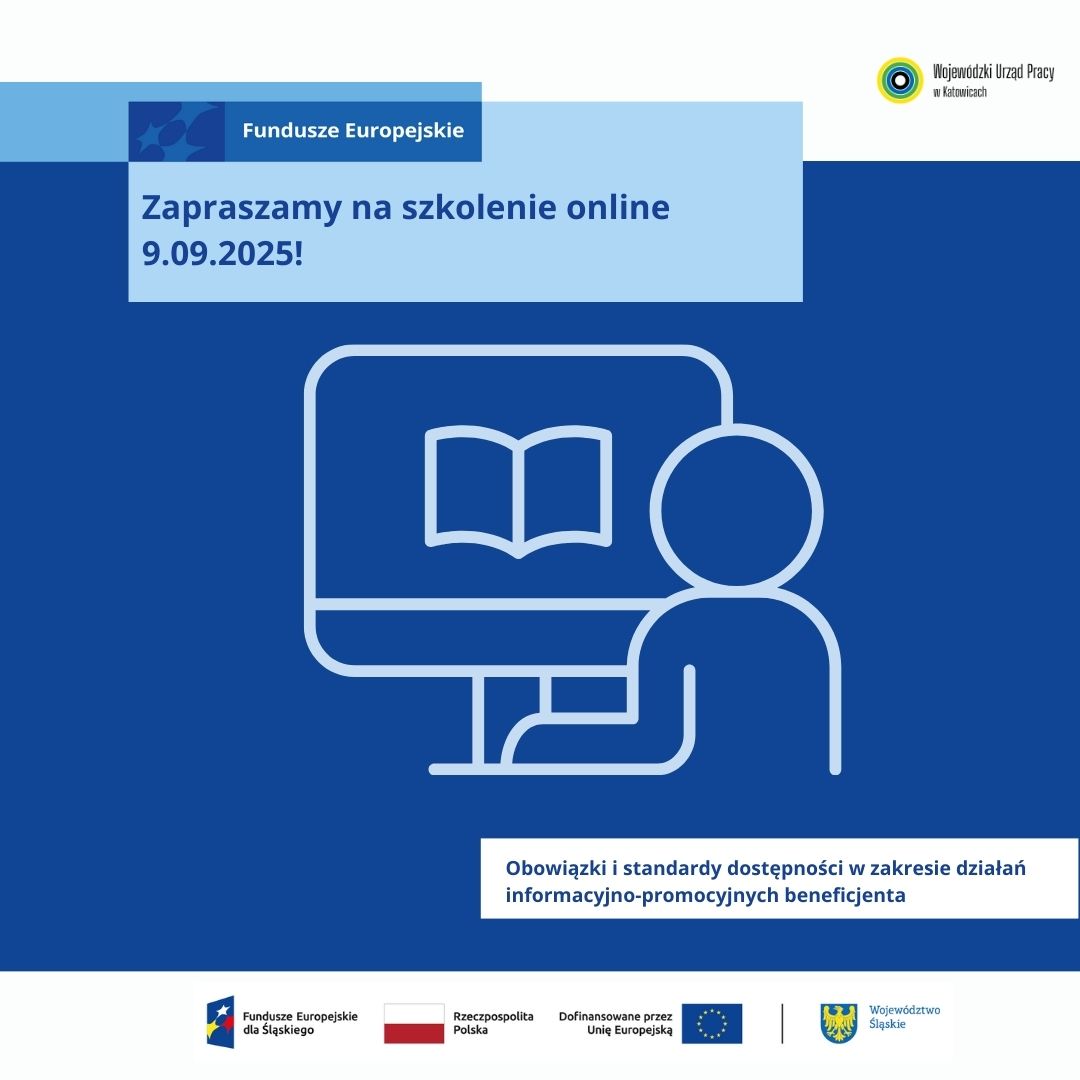 Zdjęcie artykułu Szkolenie online - Obowiązki i standardy dostępności w zakresie działań informacyjno-promocyjnych beneficjenta 9.12.2025