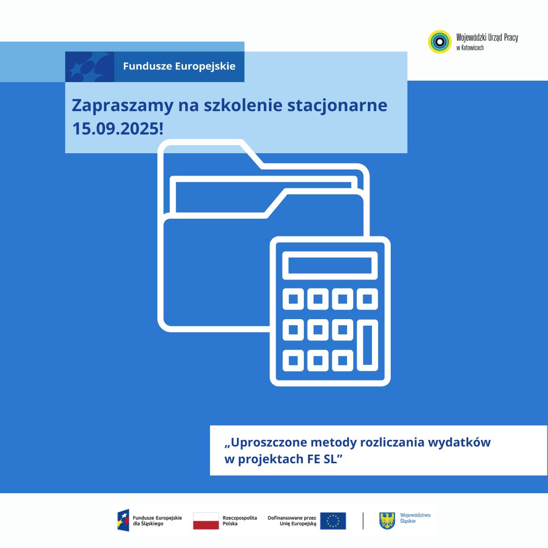 Zdjęcie artykułu Uproszczone metody rozliczania wydatków w projektach FE SL 15.09.2025