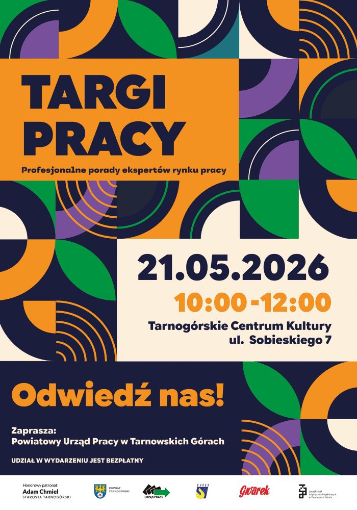 Obrazek dla: Targi Pracy w Tarnowskich Górach - zaproszenie na wydarzenie